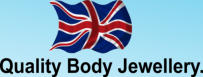 quality body jewellery flag
